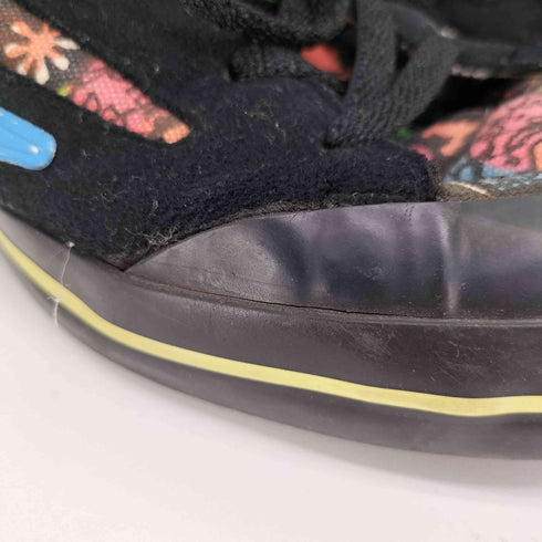 アディダス adidas 80S CASSIS カシス 総柄 キャンバス ハイカット スニーカー レディース US:6.5